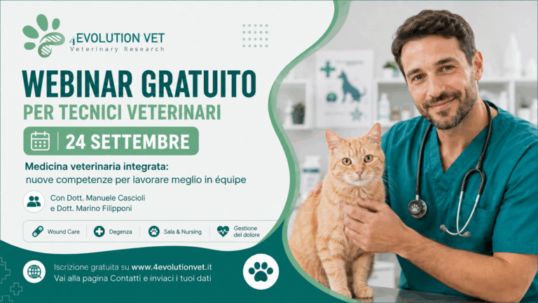 webinar gratuito per tecnici veterinari